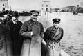 Voroshilov, Molotov, Stalin, with Nikolai Yezhov.jpg
