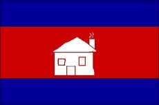 Uproszczona flaga Kambodży