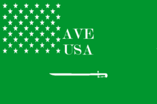 Wściekle zielona flaga Arabii Saudyjskiej